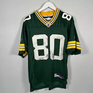 Reebok Green Bay Packers Mens S Donald Driver #80 Football NFL Jersey Vintage - Picture 1 of 11