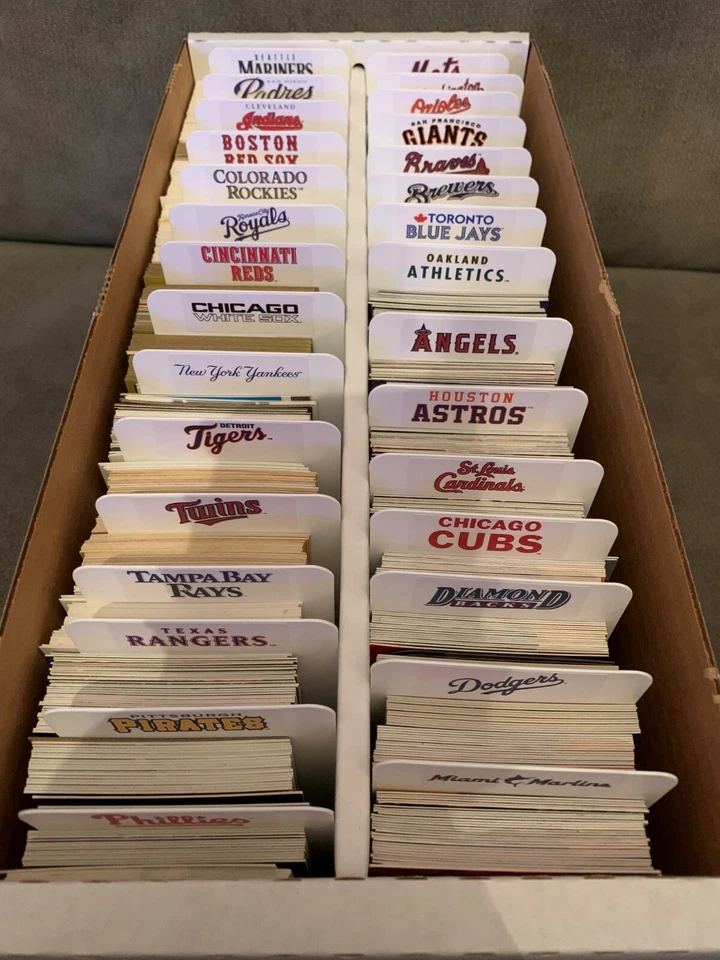 BCW/CSP (30) TALL Sports Card Dividers With (30) FREE Customized MLB Wordmark Labels