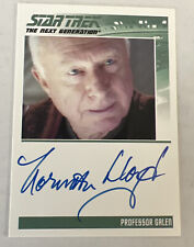 2012 Rittenhouse Star Trek Complete TNG Series 2 NORMAN LLOYD Autograph Card