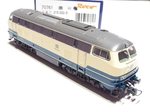 Roco HO 70761 DB 4ach Diesellok 215 022 5 beige blau OVP Sound gebraucht G524 - Picture 1 of 5