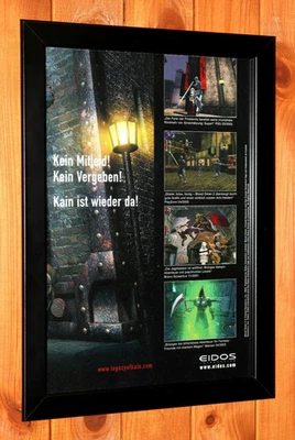 Blood Omen 2 Legacy of Kain Old Xbox Small Promo Werbeblatt Poster Ad Page Frame - Bild 1 von 4