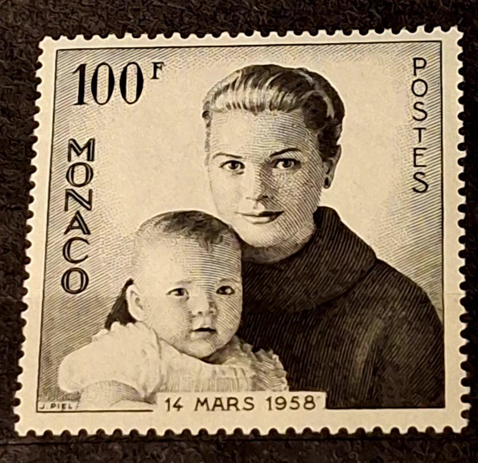 MÓNACO 1957 Yt 489 Príncipe Alberto cumpleaños 100 fr. UMM ** Nunca articulado Foto 1 de 1