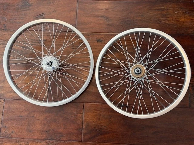 BMX Bike-Old School Silver Vintage Bicycle Parts for sale | eBay