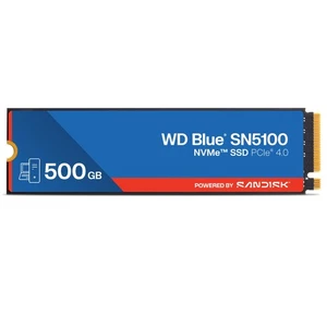 WD Blue SN5100 500GB NVMe SSD (6,600 MB/s Read Speeds, M.2 2280, PCIe Gen 4.0, n - Picture 1 of 7