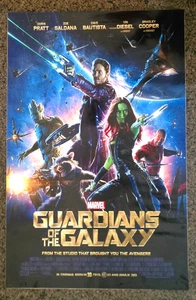 2014 MARVEL 24" x 36" Guardians of the Galaxy Official Movie Theater Poster, VGC - Picture 1 of 9