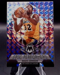 2022-23 Panini Mosaic - Epic Performers Magic Johnson #14 Mosaic Prizm - Foto 1 di 2
