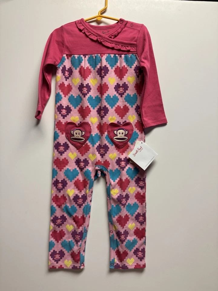 Mameluco magnético pequeño Paul de Paul Frank niñas 1 pieza 24 meses Monkey Theme Foto 1 de 4