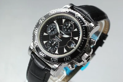 Orologio Montblanc Meisterstuck 7034 Cronografo Data [L'emblema sulla... - Immagine 1 di 4