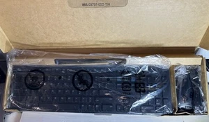 NUOVA tastiera cablata Dell e mouse ottico 2 pulsanti nero KM300C TWGDD 0TWGDD - Foto 1 di 3
