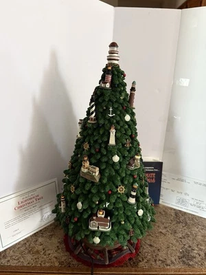 Vintage 1999 Danbury Mint Captain's Lighthouse Christmas Tree 18” Rare Mint!! - Image 1 of 4