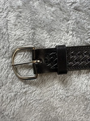 Hombres Mujeres Cinturón Cuero Genuino Cinturones Trenzados Tejido de Cesta Vestido Jeans Talla 32 Foto 1 de 4