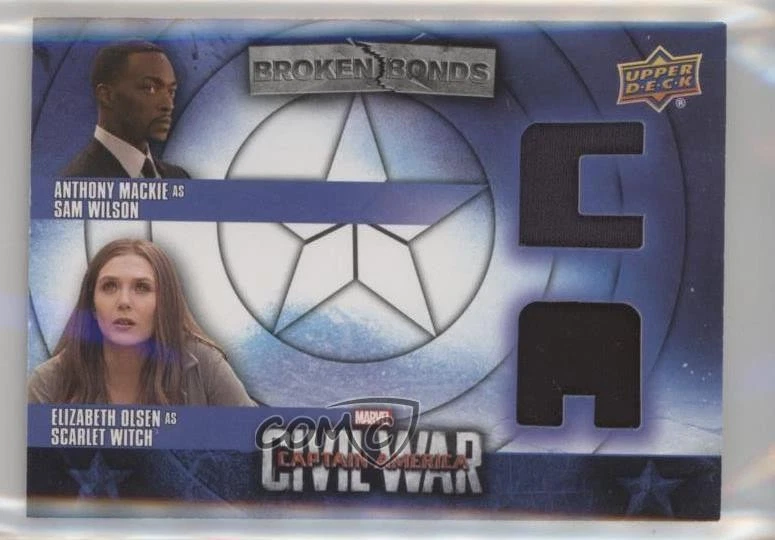 2016 Upper Deck Marvel Capitán América: Civil War Sam Wilson Bruja Escarlata 4et Foto 1 de 3