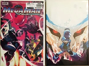 LOT 650: MEGA MAN FULLY CHARGED COMIC BOOKS #6 A C 2020 Bagged Boarded NEW - Picture 1 of 4