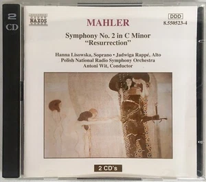 MAHLER SYMPHONY No.2 RESURRECTION LISOWSKA RAPPE WIT 2CD NAXOS - Picture 1 of 2