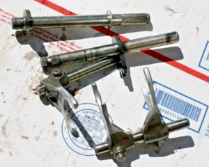 1986-2000 YAMAHA XT350 OEM TRANSMISSION SHIFTING FORKS W/RODS # VIN 5Y1-001986 - Picture 1 of 2