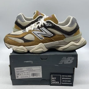 Size 10.5 - New Balance 9060 Workwear Brown Silver Suede Leather (U9060WOR) - Picture 1 of 9