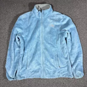 North Face Full Zip babyblaue dicke warme Fleecejacke Damen Large - Bild 1 von 6