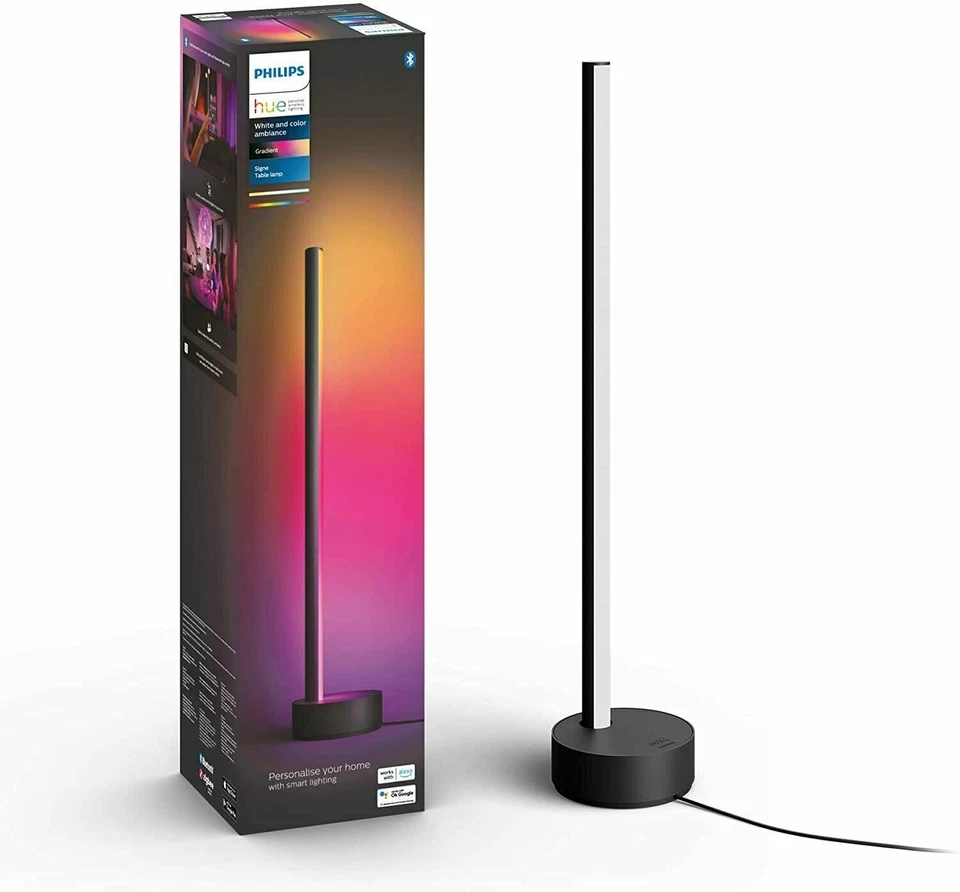 Philips Hue Gradient Signe LED-Tischleuchte - Schwarz (915005987001)