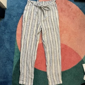 Michael Stars Cotton Pants Textured Coastal Beachy Summer Airy Lounge Resort - Picture 1 of 14