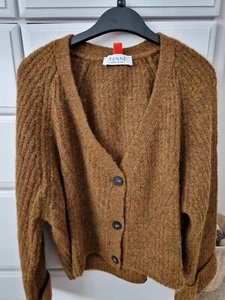 tenne perla kurze Alpaka Strickjacke caramel Gr. M - Bild 1 von 9