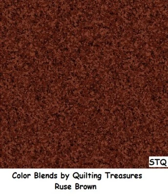 Color Blends TA Red Brown cotton quilt fabric Quilting Treasures Tonal 1-1/3 yd - Image 1 of 4