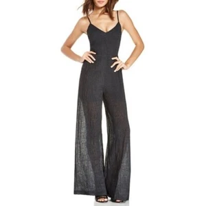 NWT LINE & DOT STRAPPY LINEN JUMPSUIT Size XS - Picture 1 of 9