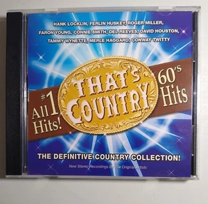 Country Music Cd Various Artists "That's Country" All #1 Hits From The 60's - Picture 1 of 3