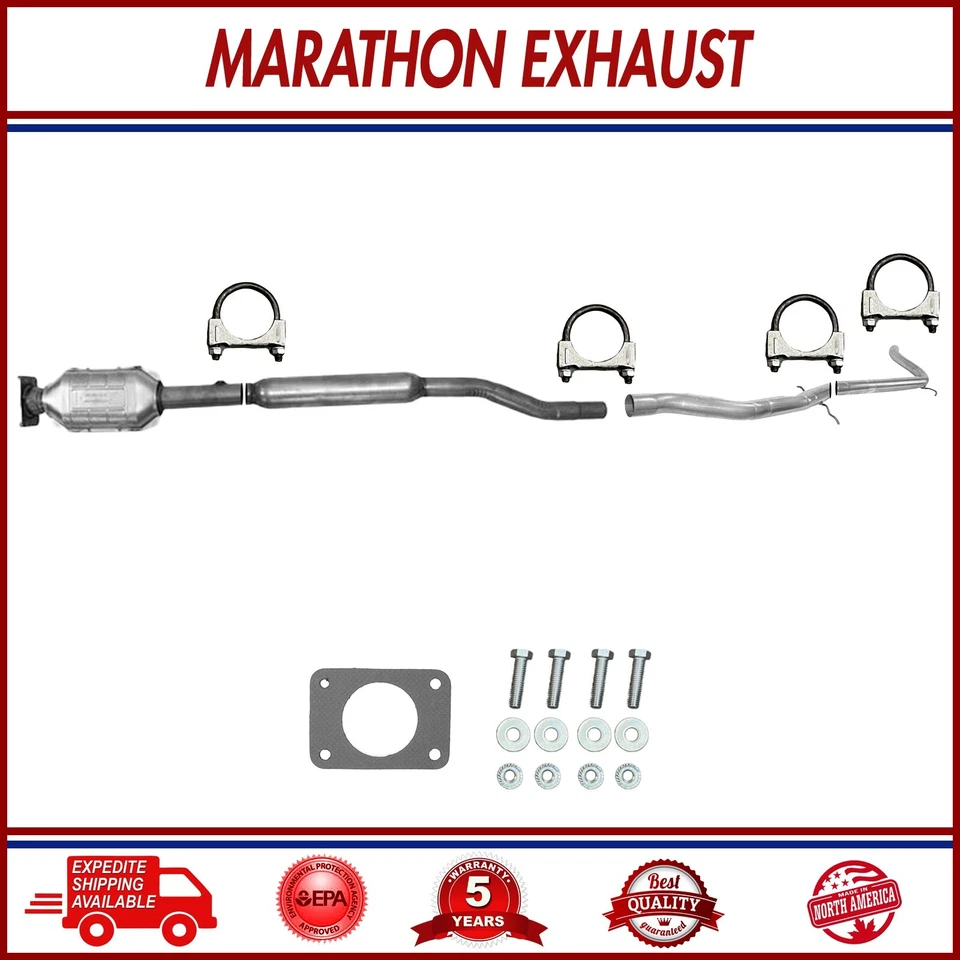 Convertidor catalítico + tubería compatible con: 2000-2005 BuickLesabre|ParkAvenue|Bonneville 3,8 L Foto 1 de 4