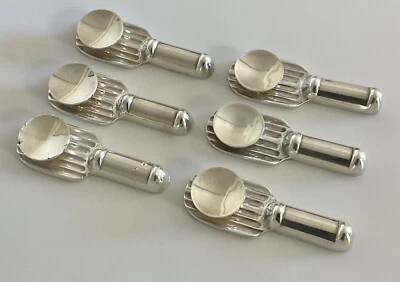 Lote de 6 descansos de colher raros vintage Christofle (1 está danificado) - Imagem 1 de 4