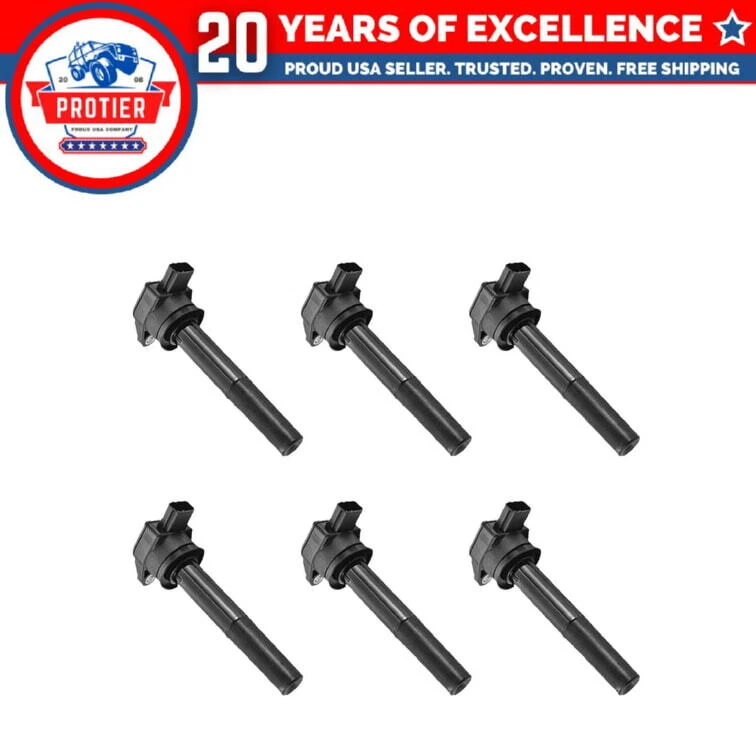 Juego de 6 bobinas de encendido compatibles con Mitsubishi Endeavor 2004-2008 3,8 L Foto 1 de 1