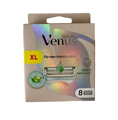 8 Gillette Venus Satin Care Intimate Razor Blades - Image 1 of 2