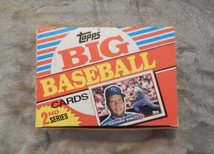 1988 Topps Big Baseball Cards 2nd Series Full Box of 36 Sealed Packs - 1 Box - Picture 1 of 6