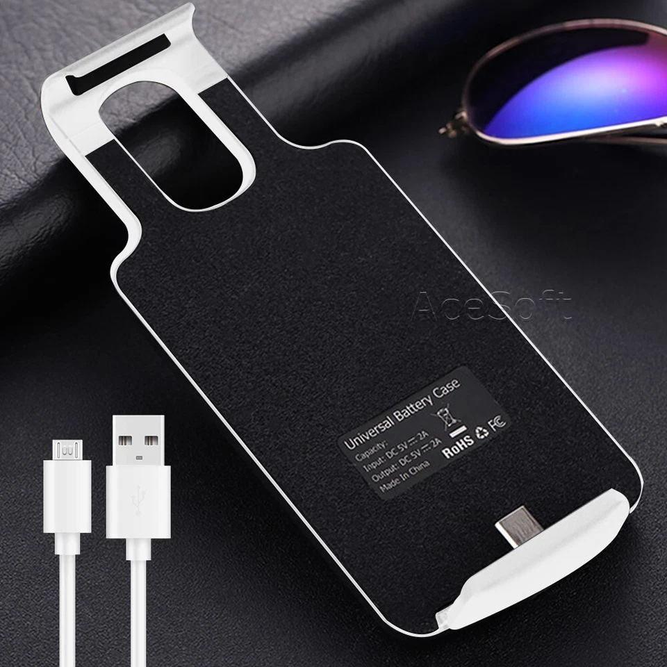 Large Capacity Full Edge Protection Home 5000mAh Battery Case for Google Pixel 4 - Image 1 of 1