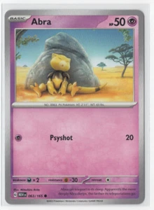 Pokemon Scarlet & Violet 151 - 063/165 Abra - Picture 1 of 1