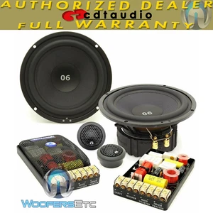 CDT AUDIO ES-062i 6.5" EUROSPORT MIDBASS HEAVY 2-WAY COMPONENT SPEAKERS SET - Picture 1 of 2