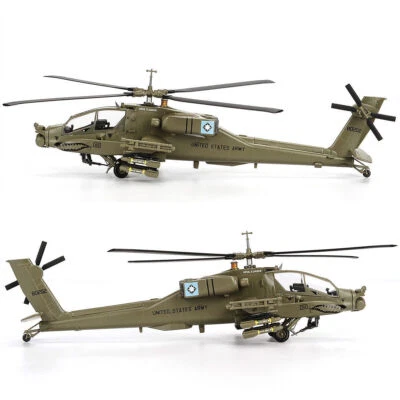 1/72 Apache AH-64A Helicopter US Military Models Aircraft Afghanistan Model Toy - Image 1 of 4