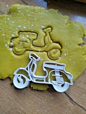 Similar Vespa Scooter Scooter Cookie Cutter Mold Cookie Cutter Salt Dough Putty - Image 1 of 4