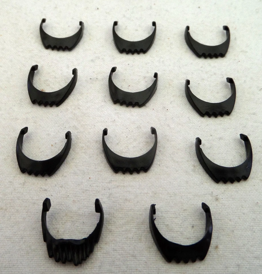 Playmobil 11 x Kinnbart Schwarz Bärte Konvolut Ritter Piraten Soldaten - Bild 1 von 1