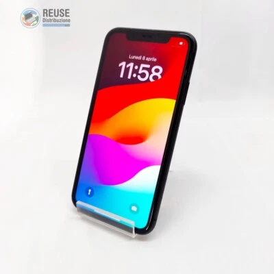 Apple iPhone 11, 64Gb, Black, Smartphone, Ricondizionato, A146CN - Immagine 1 di 4
