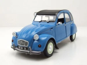 Citroen 2CV 6 Ente 1982 blau Modellauto 1:18 Solido - Bild 1 von 9