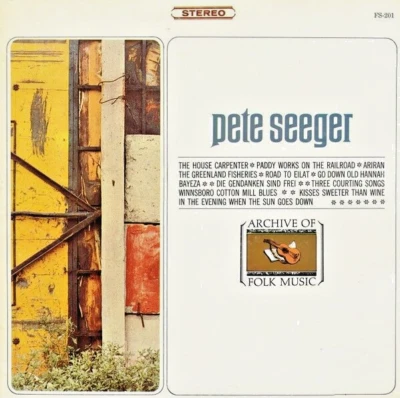 PETE SEEGER (SELF TITLED) Archive Of Folk Music – FS-201 FACTORY SEALED (D) - Image 1 of 2