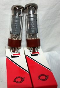 2 (1 pair) MATCHED SED EL34 Winged =C= Brand NEW tubes tested Hicks 46/6.8