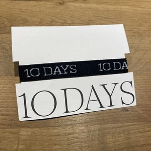 10 Days Haar-Gummi / Armband schwarz - Bild 1 von 2