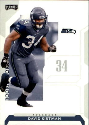 2006 Playoff NFL Playoffs #142 David Kirtman RC Rookie Card  - Image 1 of 2