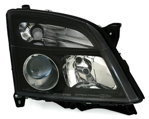 Scheinwerfer rechts für Opel Vectra C + Signum -05 in Schwarz H7 elektr. LWR - Bild 1 von 4