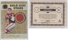 2011 Panini Gold Standard Gold Leaf Stars Materials /99 Matt Cassel #8