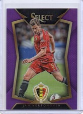 JAN VERTONGHEN Belgium 2015/16 Select Soccer #86 Purple Prizm Refractor /99 SP