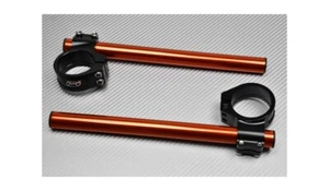 Coppia Semimanubri Racing AVDB Standard Arancione 38 mm 38mm YAMAHA FZR 400 - Picture 1 of 5