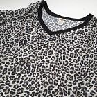 MICHAEL Michael Kors Cover-Up Womens XL Leopard Printed Caftan Swim Khaki XL