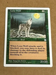 Lone Wolf MTG Portal Three Kingdoms Magic The Gathering NM Magic English - Picture 1 of 2